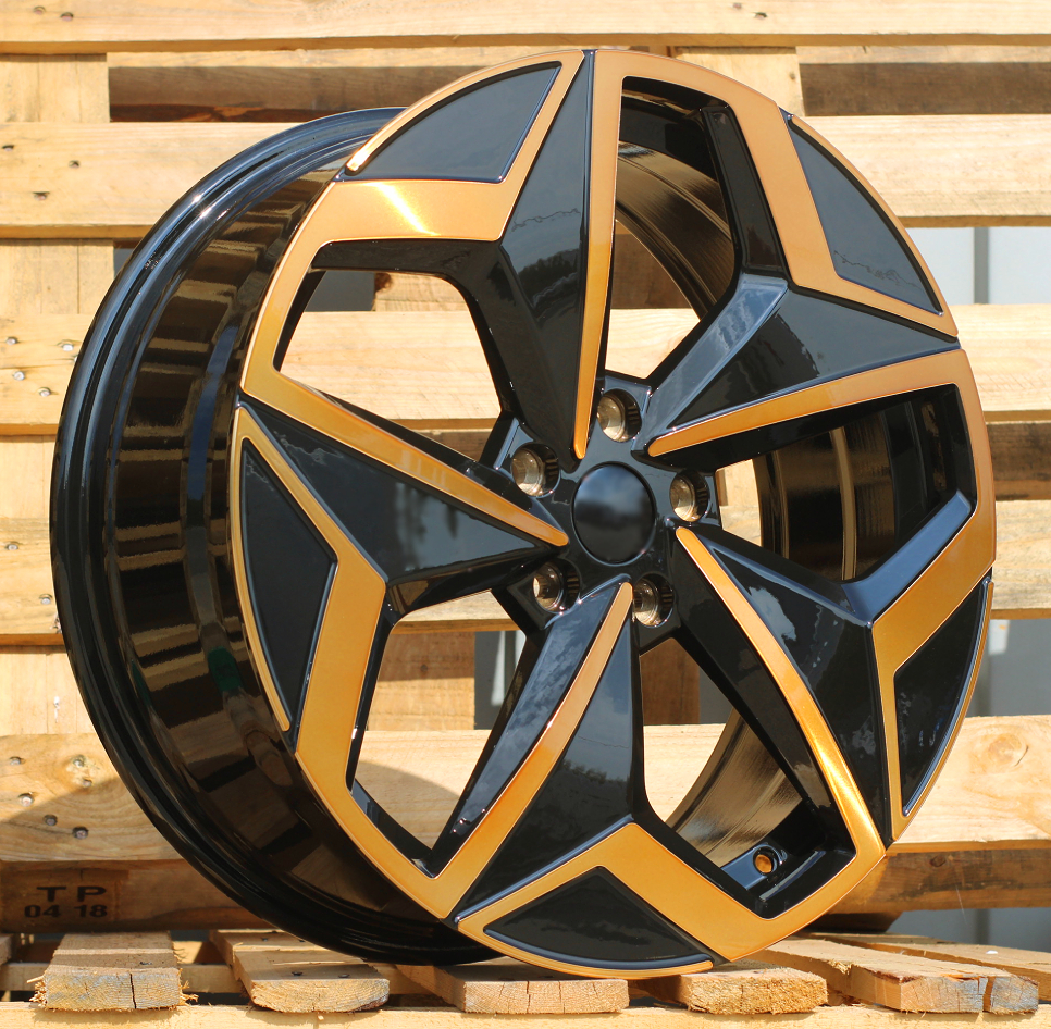 R19x7.5  5X112  ET  50  57.1  I5649  Black Polished Cooper (MBC)  For VW  (Z5)  (For ID3)