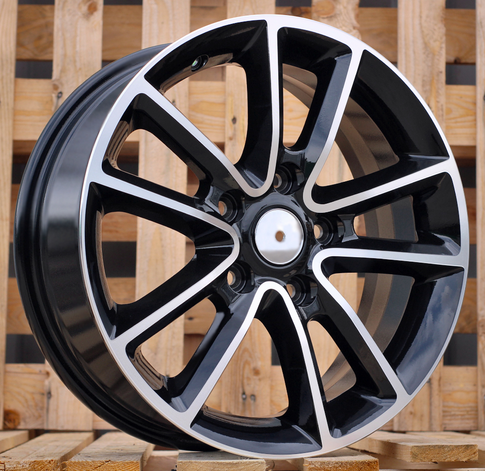 R17x6.5  5X127  ET  40  71.6  Y0062  Black Polished (MB)  For CHRYS  (K3)