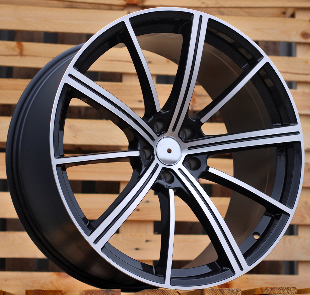 R21x10  5X112  ET  20  66.5  FE238  Black Polished (MB)  For AUD  (P2)  (Q7/Q8 (AKC 140 Eur))