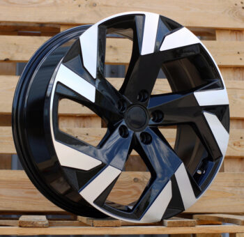 R19x8  5X112  ET  40  57.1  FBX230  Black Polished (MB)  For SKODA  (K8)  (HYBRID FORGED)