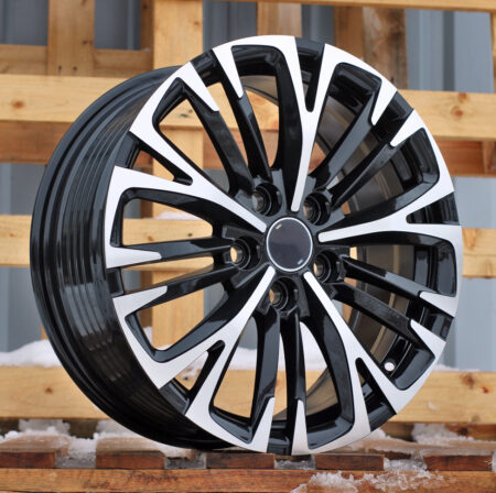 R17x7 5X114.3 ET 50 60.1 IN3515F Black Polished (MB) For TOYOT (Z7) (HYBRID FORGED Yaris Cross)
