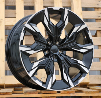 R20x10  5X112  ET  46  66.6  A5915  (YF5716)  Black Polished (MB)  For BMW  (M)  (HYBRID FORGED New 5 Series VIII / i5 (G60/G61/G68) Rear+Front)
