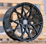 R20x9.5  5X112  ET  37  66.6  B1383  Black (BL)  For BMW  (Z6)  (Rear+Front)
