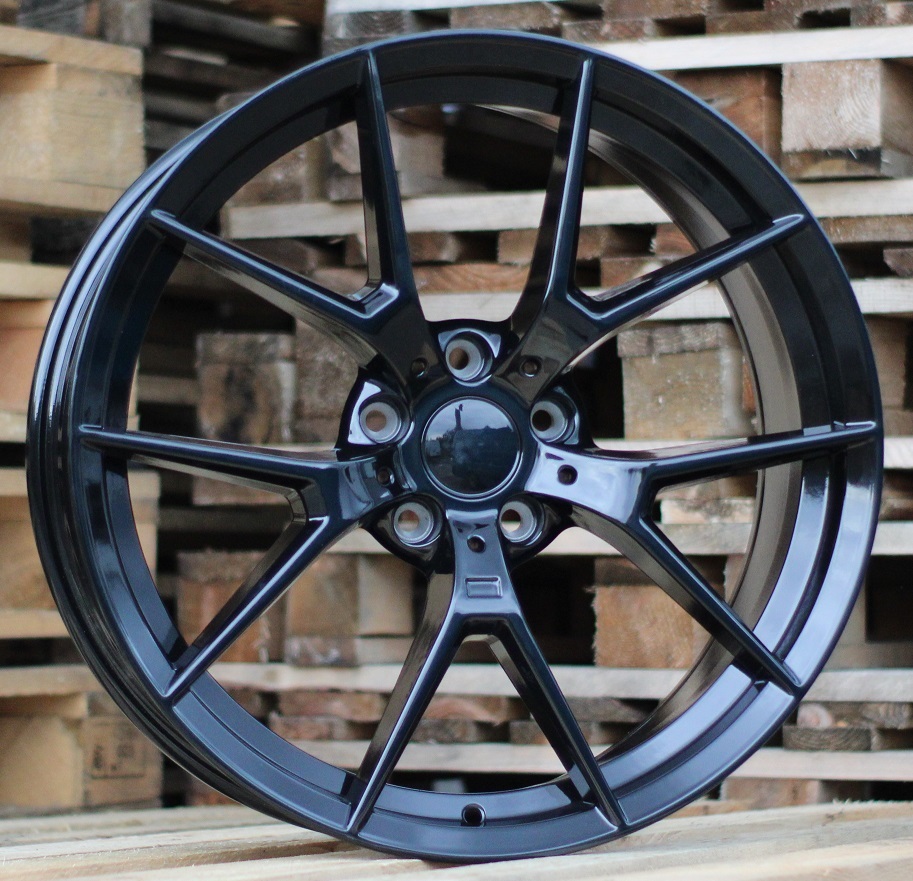 R20x10  5X120  ET  42  72.6  HE761  Black Half Matt (BLHM)  For BMW  (P1)  (Rear+Front)
