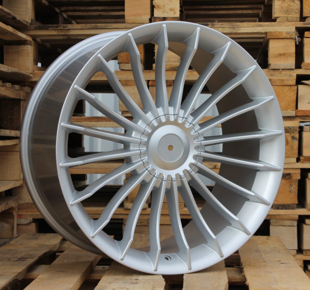 R19x8.5  10X112/120  ET  33  72.6  BK273  Silver (SI)  For BMW  (P+Z7)  (ALPINA Style Rear+Front)
