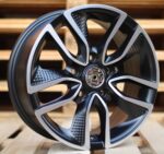 R15x6.5  5X108  ET  45  67.1  B5087  Black Polished Half Matt (MBHM)  For RACIN  (R+L4)