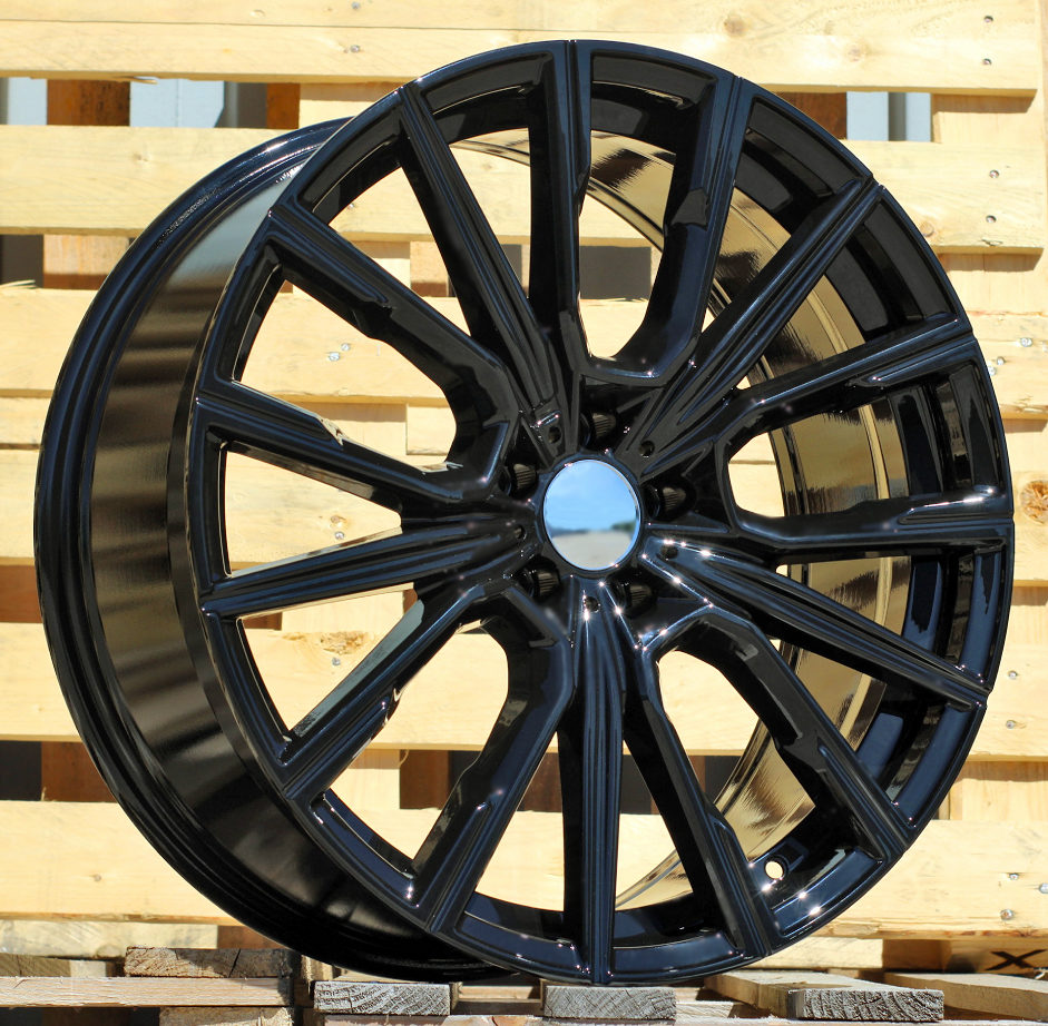 R21x10  5X112  ET  41  66.6  B5836  Black (BL)  For BMW  (K4)  (Rear+Front)