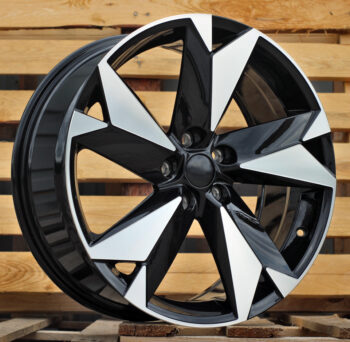 R18x7.5  5X112  ET  40  57.1  I5625  Black Polished (MB)  For SKODA  (K7)  (Kodiaq NEW Model)