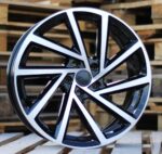 R19x8  5X112  ET  43  57.1  B5329  (IN1071)  Black Polished (MB)  For VW