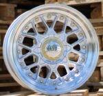 R16x8  8X100/114  ET  15  73.1  A8078  (HX025)  Silver+Polished Lip (SP)  For HAXER  (K4)  (Rear+Front)