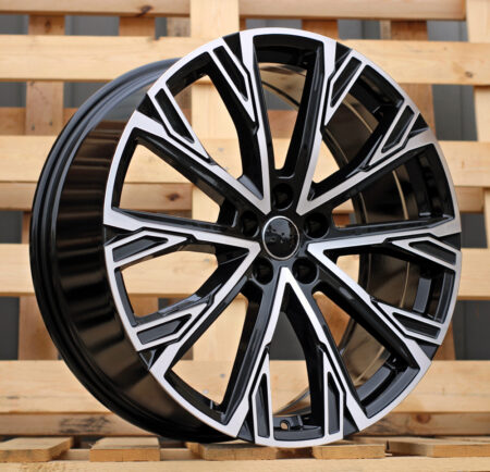 R21x8.5  5X112  ET  43  66.5  3S1277  Black Polished (MB)  For AUD  (P)  (HYBRID FORGED)
