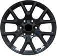 R18x8  6X139.7  ET  40  110.5  B5884A  Black (BL)  For 4X4