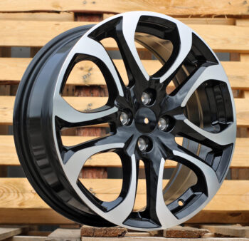 R17x6.5  4X100  ET  45  60.1  L1650  Black Polished (MB)  For RACIN  (P1)