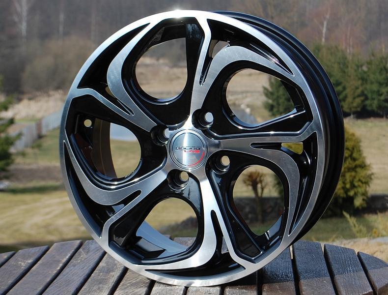 R16x6.5  4X108  ET  25  65.1  BY980  (LU1235)  Black Polished (MB)  For RACIN  (K3)