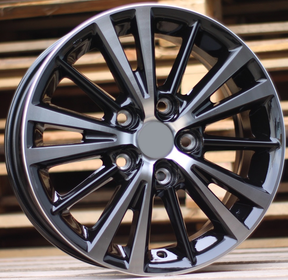 R15x6  5X114.3  ET  40  60.1  XE231  Black Polished (MB)  For TOYOT  (L6)
