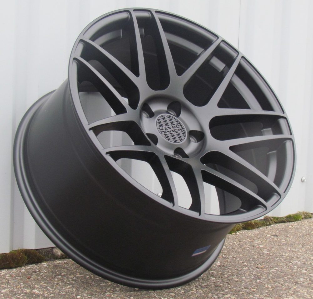 R19x9  5X120  ET  30  72.6  XF995  (HX022)  Black Half Matt (BLHM)  For HAXER  (K4+P1)  (Rear+Front)