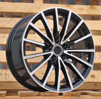 R17x7.5  5X112  ET  42  66.5  B5246  Black Polished (MB)  For AUD  (R+P)