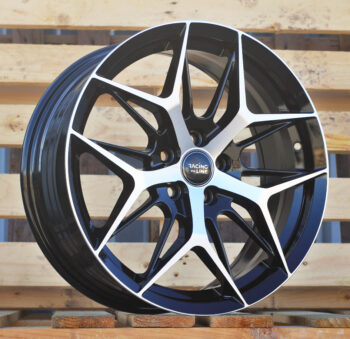 R17x7  5X108  ET  40  67.1  FBX114  Black Polished (MB)  For RACIN  (M)  ((AKC 80 Eur)HYBRID FORGED)