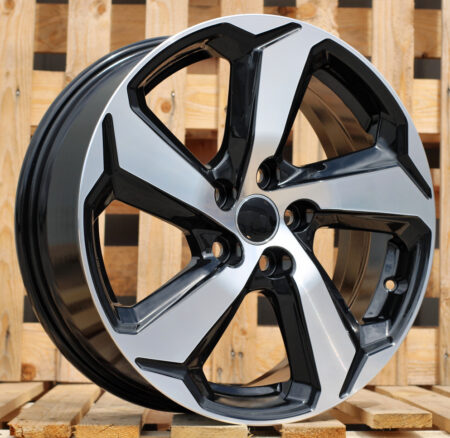R18x7 5X114.3 ET 35 60.1 B1013 Black Polished (MB) For TOYOT (P+K4+Z4) (Rav4)