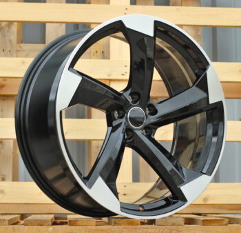 R17x7.5  5X112  ET  40  66.5  H3388F  Black Polished (MB)  For AUD  (M)  (HYBRID FORGED)
