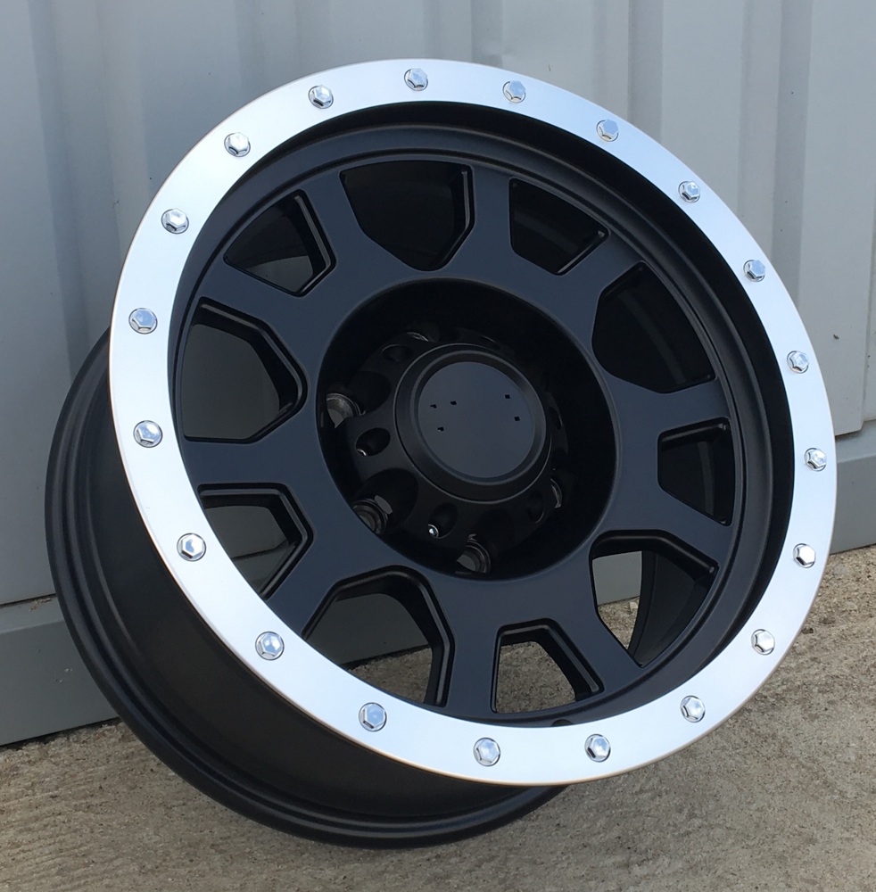 R16x8  5X139.7  ET  M25  110.5  XFC13  Black Half Matt (BLHM)  For 4X4  (R)