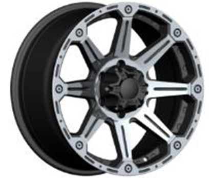 R18x8.5  5X120  ET  20  83.1  BK717  Black Polished Matt (MBM)  For 4X4  (K3)