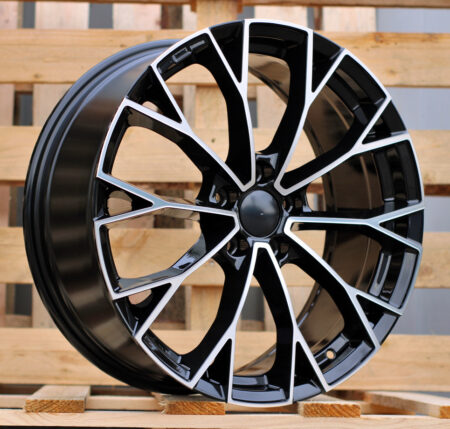 R18x7.5 5X112 ET 51 57.1 3S1279 Black Polished (MB) For VW (K4) (HYBRID FORGED New Model)
