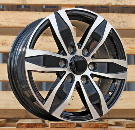 R16x7  6X130  ET  50  84.1  YF6153  Black Polished (MB)  For MER  (M)  (HYBRID FORGED (max 1200kg))
