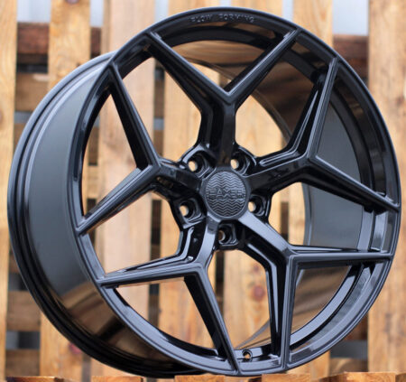 R20x8.5  5X112  ET  25  66.5  HX04F  Black (BL)  For HAXER  (Z4)  (HYBRID FORGED (Max Load 815kg.))