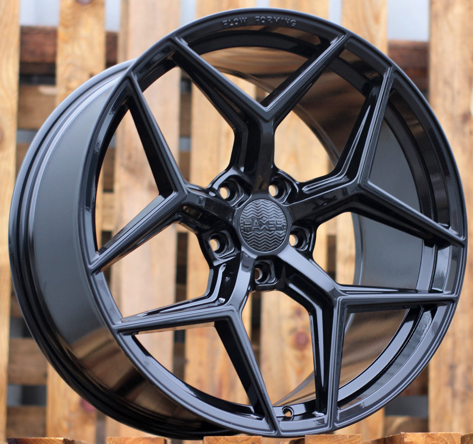 R20x10  5X120  ET  40  72.6  HX04F  Black (BL)  For HAXER  (K4)  (HYBRID FORGED (Max Load 815kg.))
