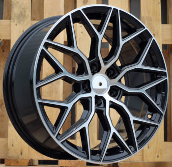 R18x8  5X100  ET  38  67.1  B5812  Black Polished (MB)  For RACIN  (K2)  (Style Vossen)
