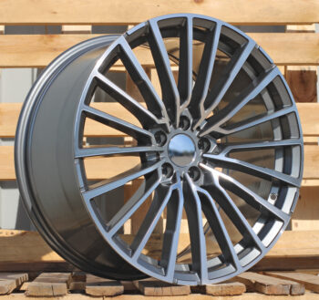 R21x10  5X112  ET  41  66.6  B5569  (IN0419)  Grey Polished (MG)  For BMW  (Z5)  (Front+Rear)