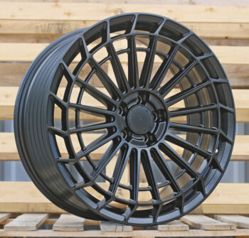 R22x9.5  5X112  ET  41.5  66.6  FBX162  Black Half Matt (BLHM)  For MER  (K8)  ((EQS V297/EQE SUV X294) HYBRID FORGED)