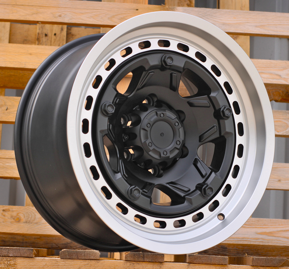 R17x9  6X139.7  ET  0  110.1  JT186  Black Polished (MB)  For 4X4  (K3)