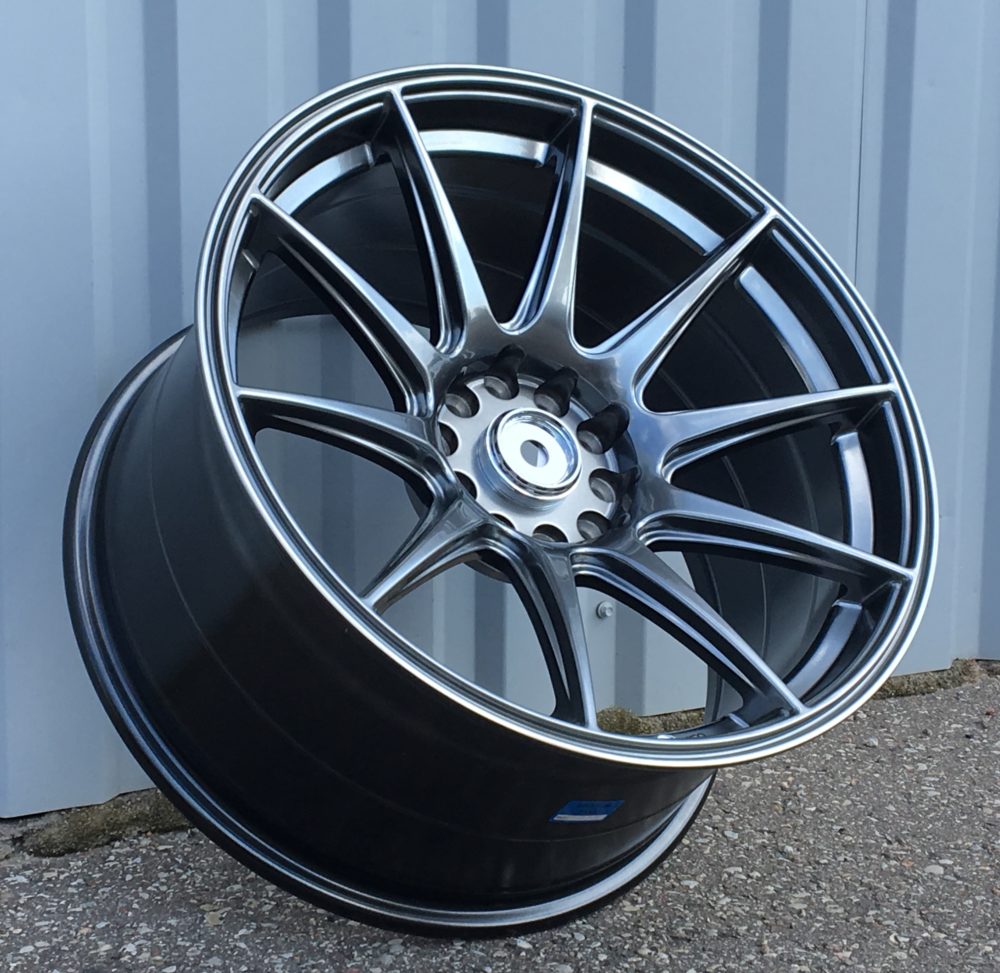 R18x8.75  10X114/120  ET  20  74.1  XF266  Hyper Black (HB)  For RACIN  (P+R+P2)  ((AKC 90 Eur) REAR+FRONT)