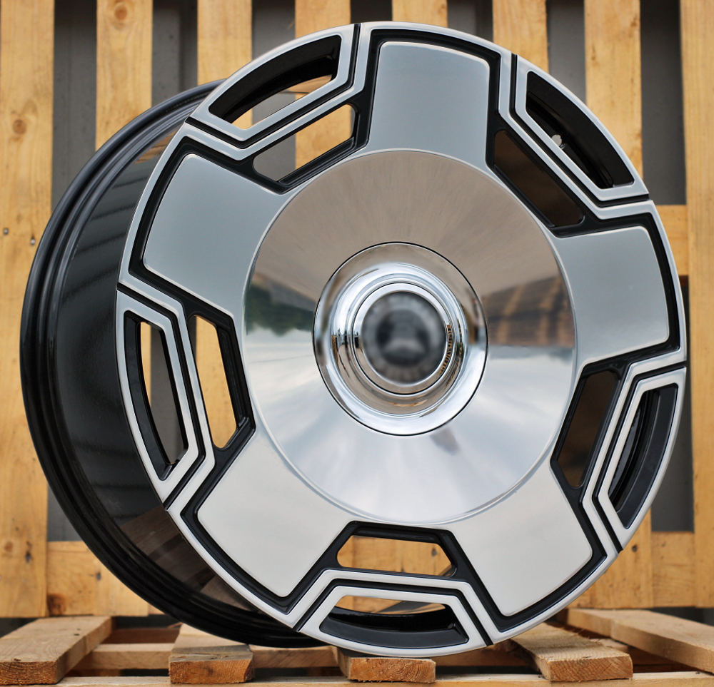 R22x10  5X130  ET  30  84.1  LTRGW105  Black+Tinted Face (BLTF)  For MER  (K3)  ((Polish face + Glossy Black) FORGED)