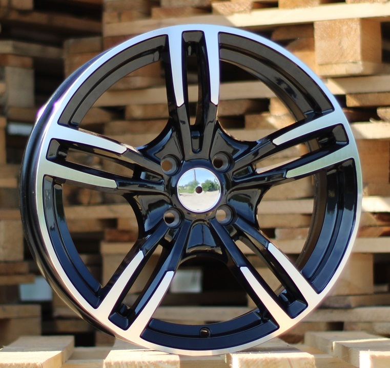 R16x6.5  4X100  ET  35  67.1  F0434  Black Polished (MB)  For RACIN  (K7)