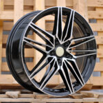 R19x7.5  5X114.3  ET  48  67.1  B1849  Black Polished (MB)  For AUTO