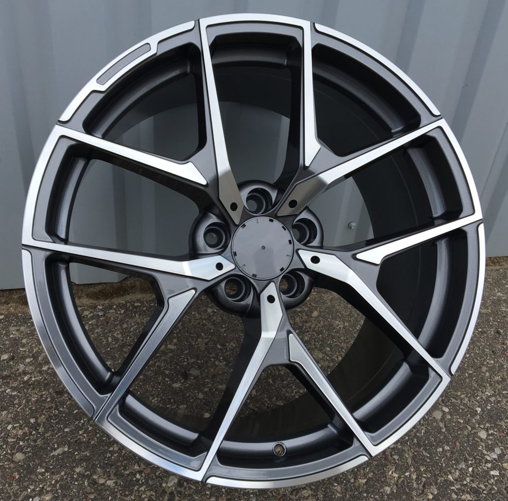 R17x8  5X112  ET  40  66.6  XE137  Grey Polished (MG)  For MER  (R)