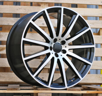 R21x10  5X112  ET  44  66.6  H3524F  Black Polished (MB)  For MER  (Z3)  (HYBRID FORGED Rear+Front)