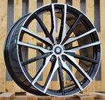 R20x9  5X112  ET  35  66.6  B5464  Black Polished (MB)  For BMW  (Z4)  (Rear+Front)