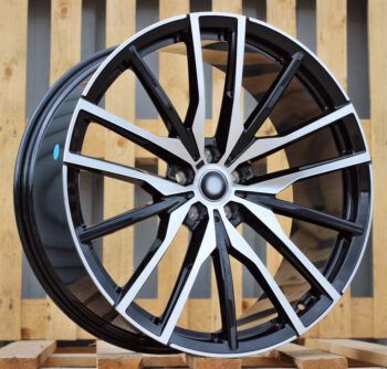 R20x9  5X112  ET  35  66.6  B5464  Black Polished (MB)  For BMW  (Z4)  (Rear+Front)