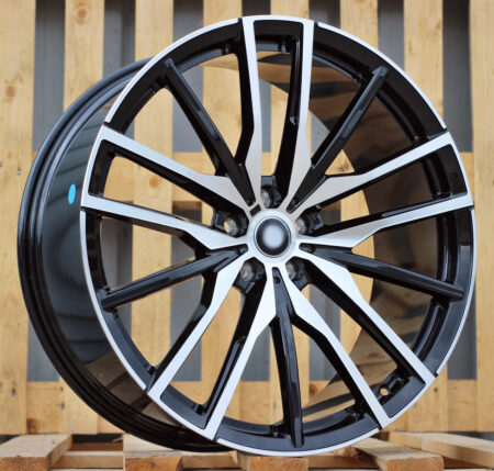 R20x9  5X112  ET  35  66.6  B5464  Black Polished (MB)  For BMW  (Z4)  (Rear+Front)