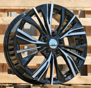 R17x7  5X114.3  ET  35  66.1  FE224  (QC1550)  Black Polished (MB)  For NISS  (Z5)  (JUKE New Model)