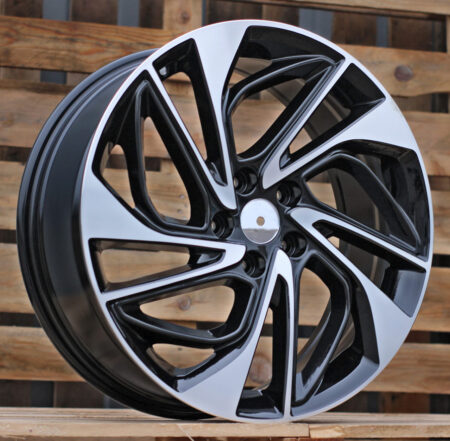 R19x7.5 5X114.3 ET 51 67.1 B5518 Black Polished (MB) For HYUND (P+R)
