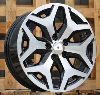 R17x7  5X114.3  ET  48  56.1  B2042  Black Polished (MB)  For SUBAR  (R+Z2)