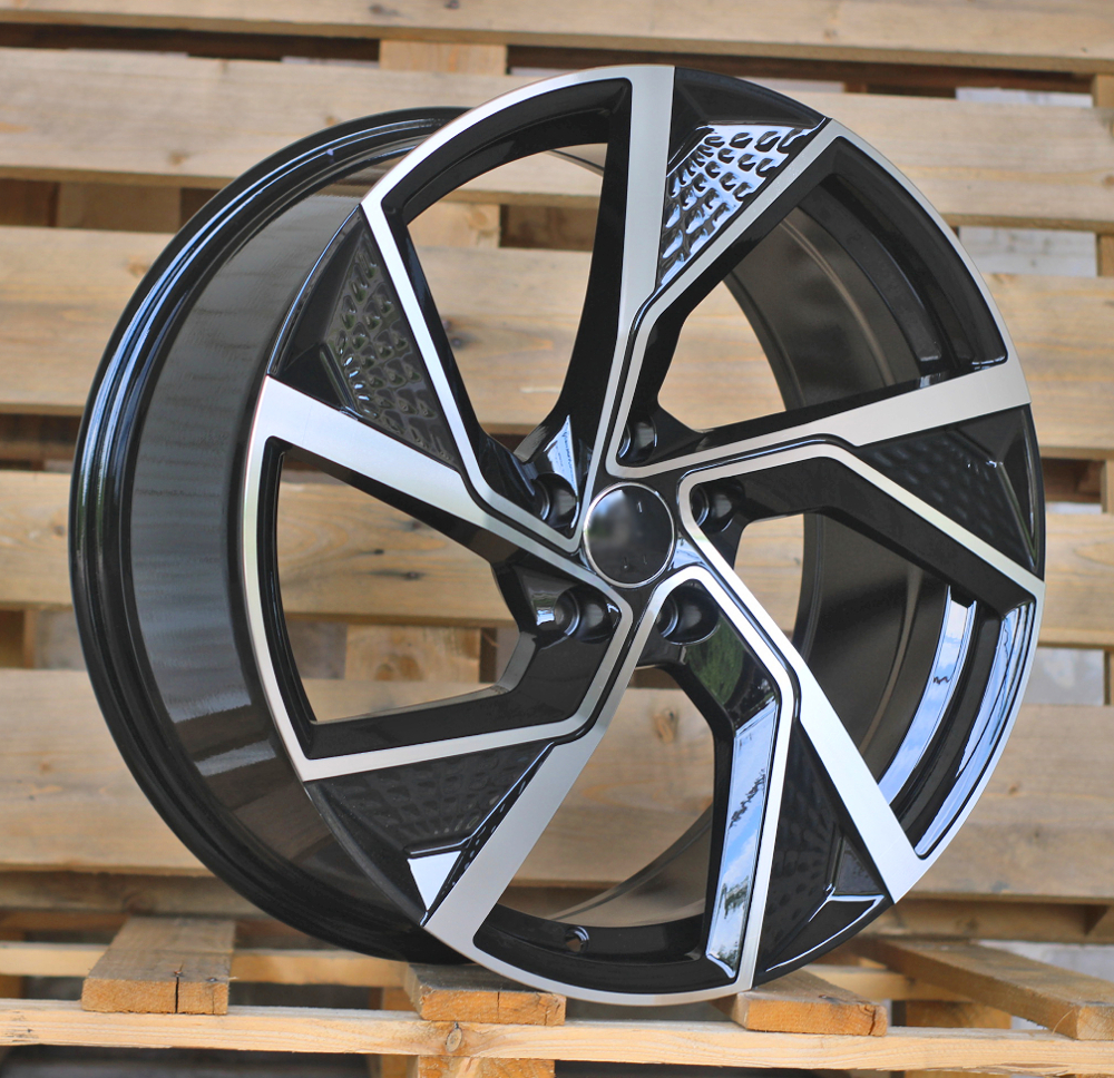 R19x8.5  5X112  ET  35  66.5  FBX264  Black Polished (MB)  For AUD  (P2)  (HYBRID FORGED)