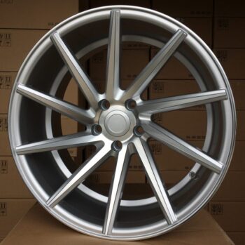 R20x10  5X112  ET  38  66.5  B1058  Machined Silver (MS)  For RACIN  (Z7)  (LEFT SIDE (Style Vossen)Front+Rear)