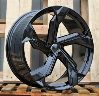 R23x10  5X112  ET  15  66.5  Y1201  (FBX150)  Black (BL)  For AUD  (Z5)  (HYBRID FORGED)