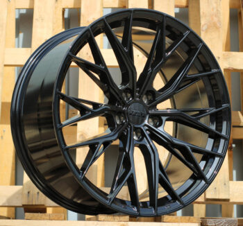R20x8.5  5X112  ET  25  66.6  HX042  (IN0387)  Black (BL)  For HAXER  (Z7)  (Rear+Front)